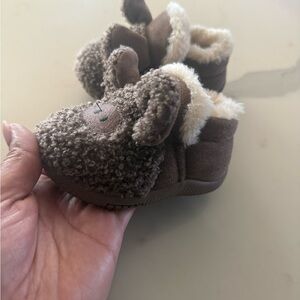 Cozy Brown Kids Shoes